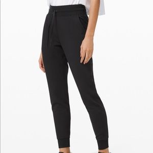Lululemon Warm Down Black Joggers Modal size 6